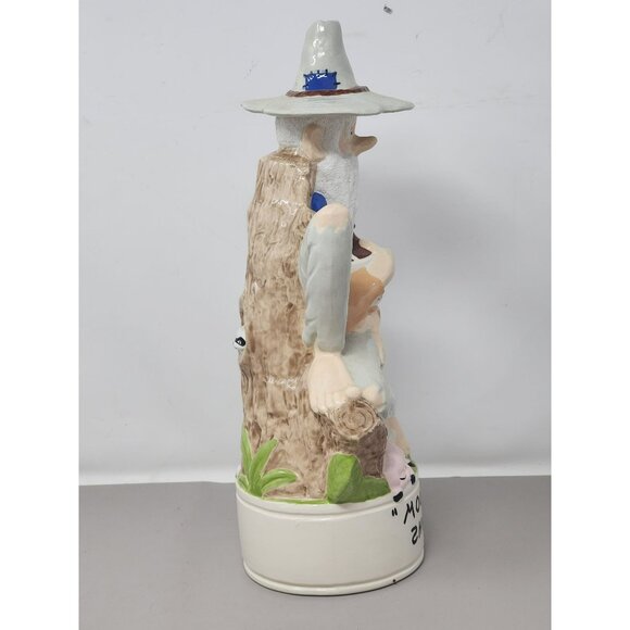 Vintage Handpainted Alberta Molds‎ Hillbilly Moonshine Jug Decanter Raccoon - Picture 4 of 13